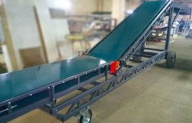 Ленточный конвейер Z-образный телескопический для разгрузки и погрузки груза из еврофур - фото 6