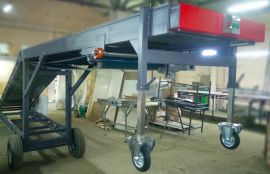 Ленточный конвейер Z-образный телескопический для разгрузки и погрузки груза из еврофур - фото 3