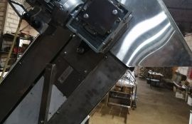 Конвейер для перемещения остатков вафель для компании Nestle